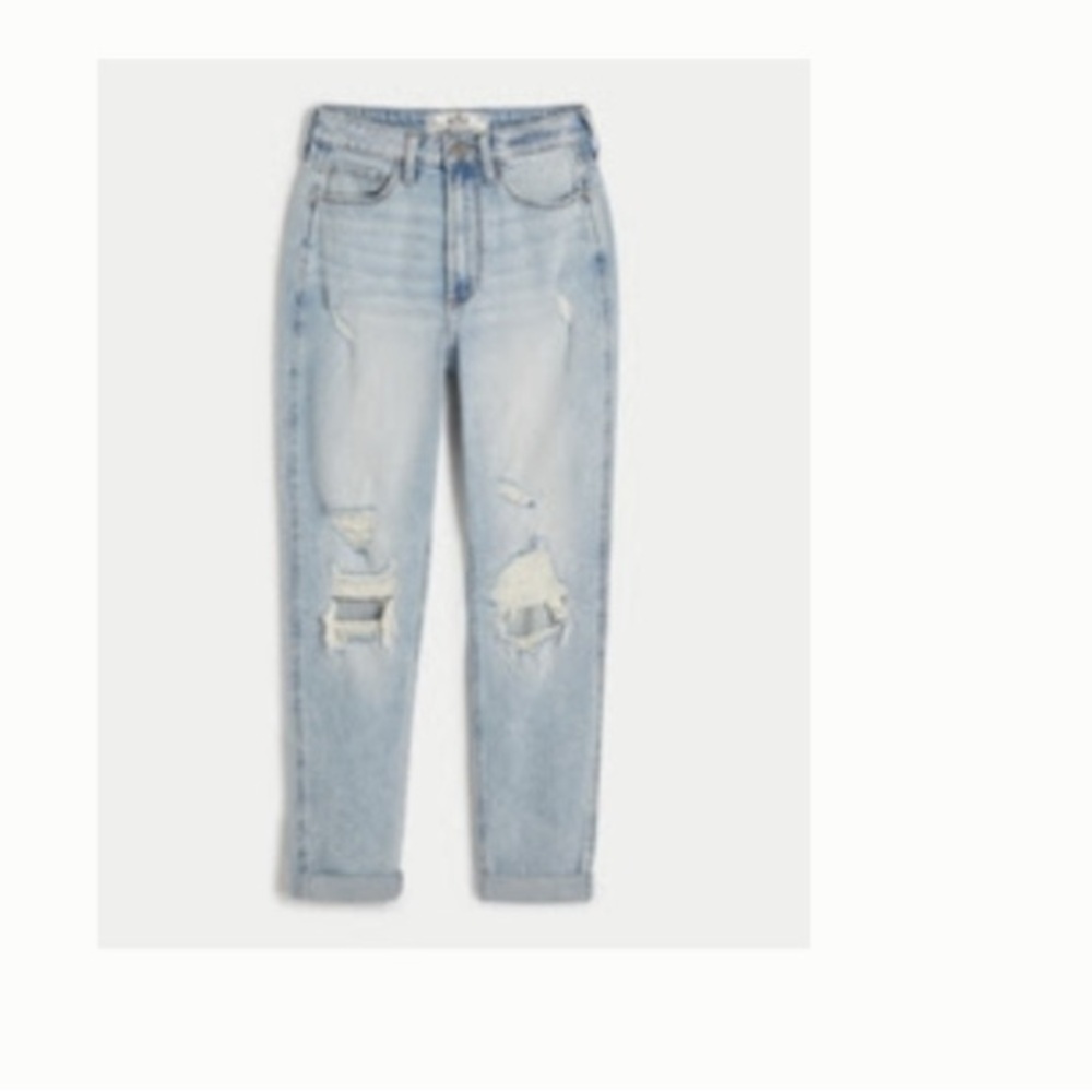 Hollister Light Blue Boyfriend Jeans